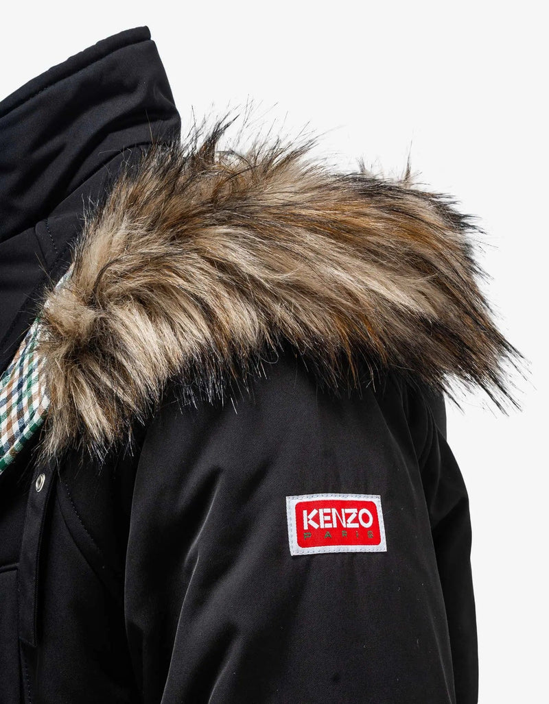 Kenzo Black Winter Parka