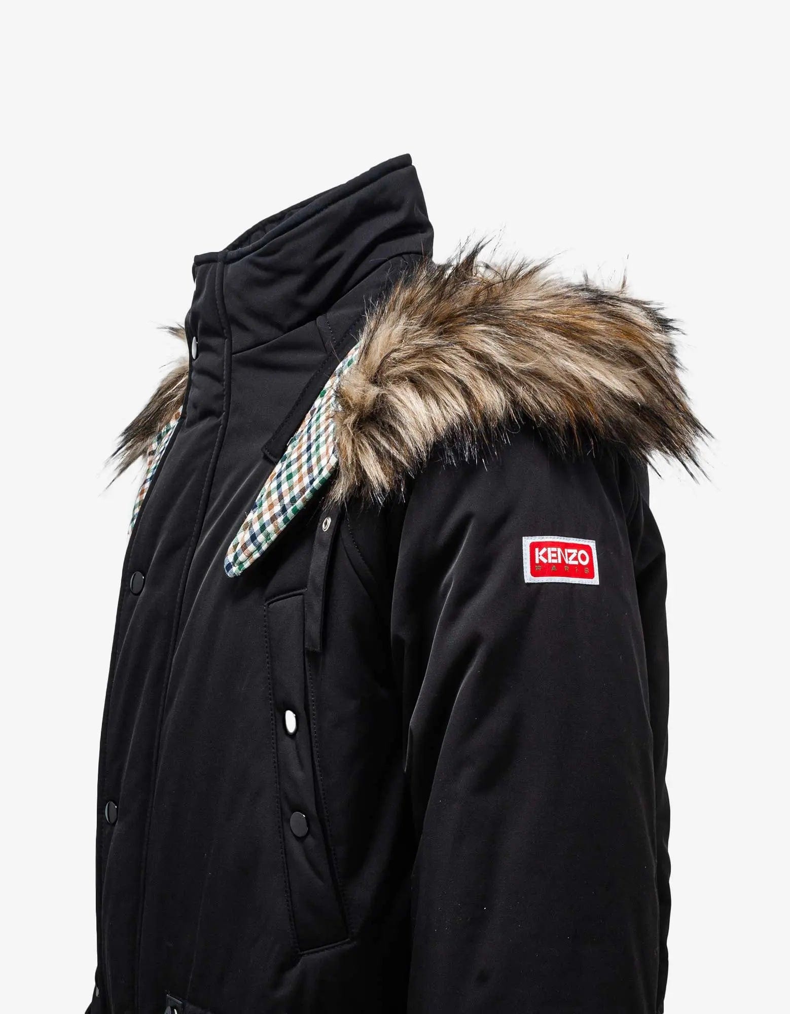 Kenzo Black Winter Parka