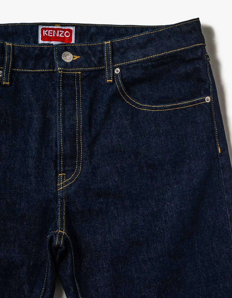 Kenzo Rinse Bara Slim Jeans - Black | Garmentory