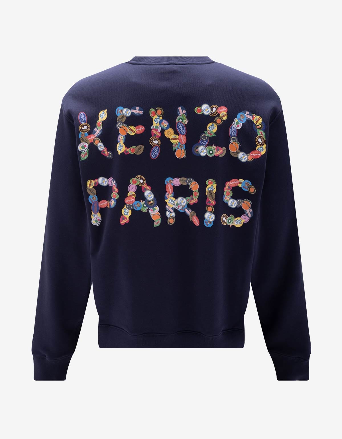 Kenzo Blue Fruit Stickers Sweatshirt