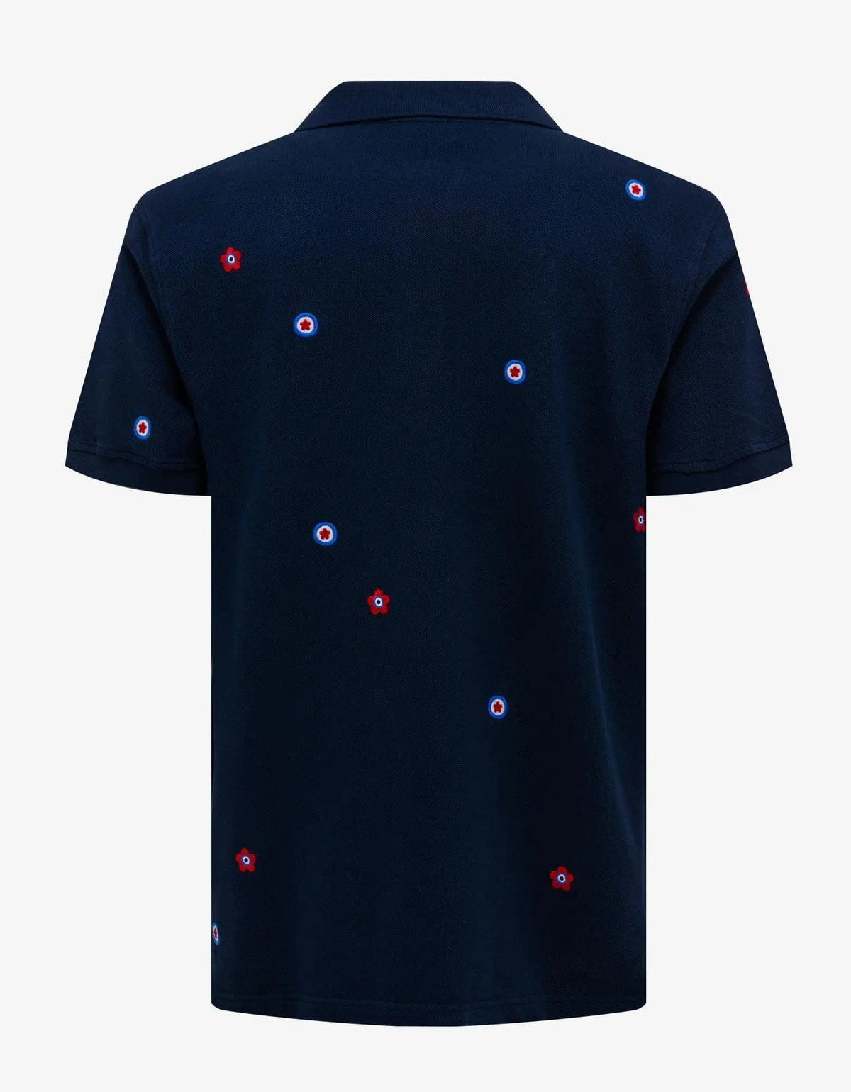 Kenzo Blue 'Kenzo Target' Embroidered Polo T-Shirt – Zoo Kenzo Blue 'Kenzo Target' Embroidered Polo T-Shirt – Zoo