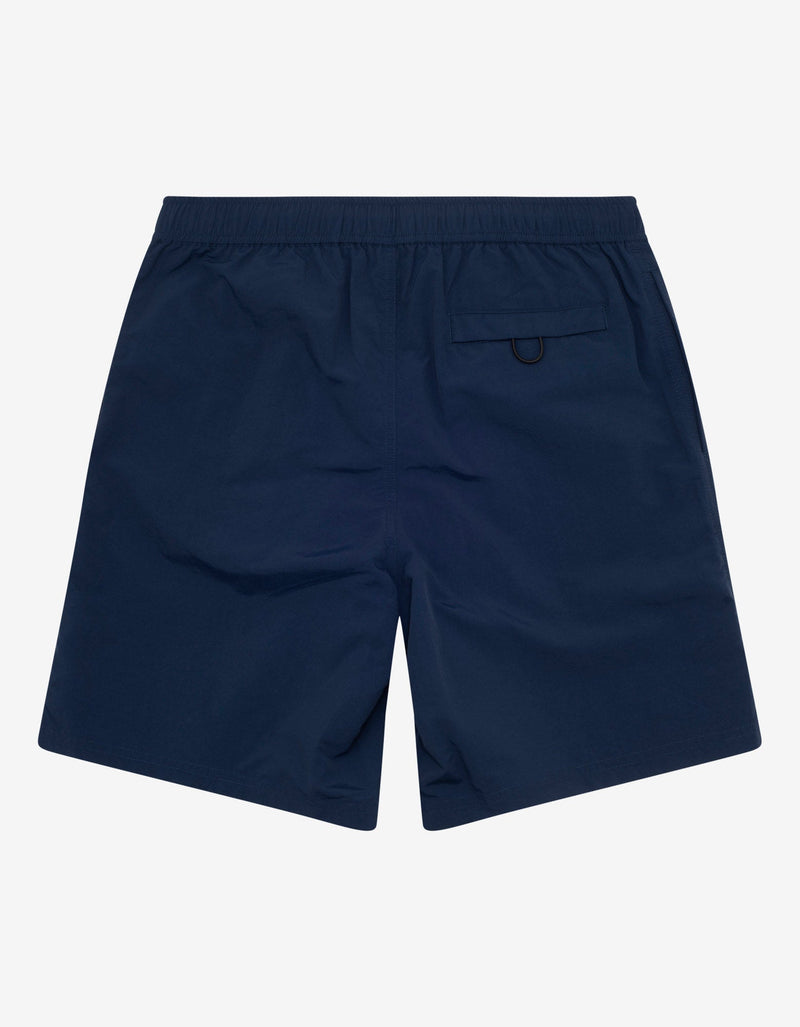 Kenzo Blue Logo Print Long Swim Shorts