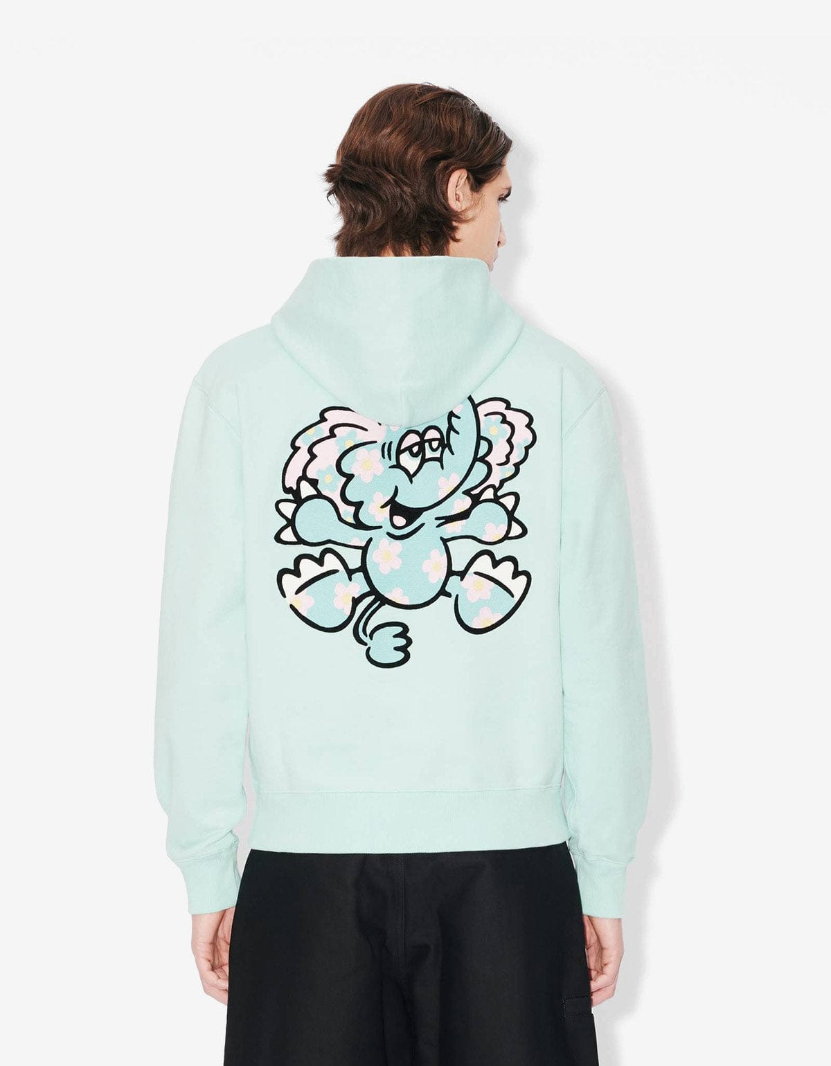 Kenzo By Verdy Green Embroidered Hoodie – mens designer fashion
