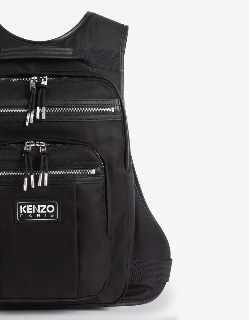 Kenzo Discover Black Vest Backpack