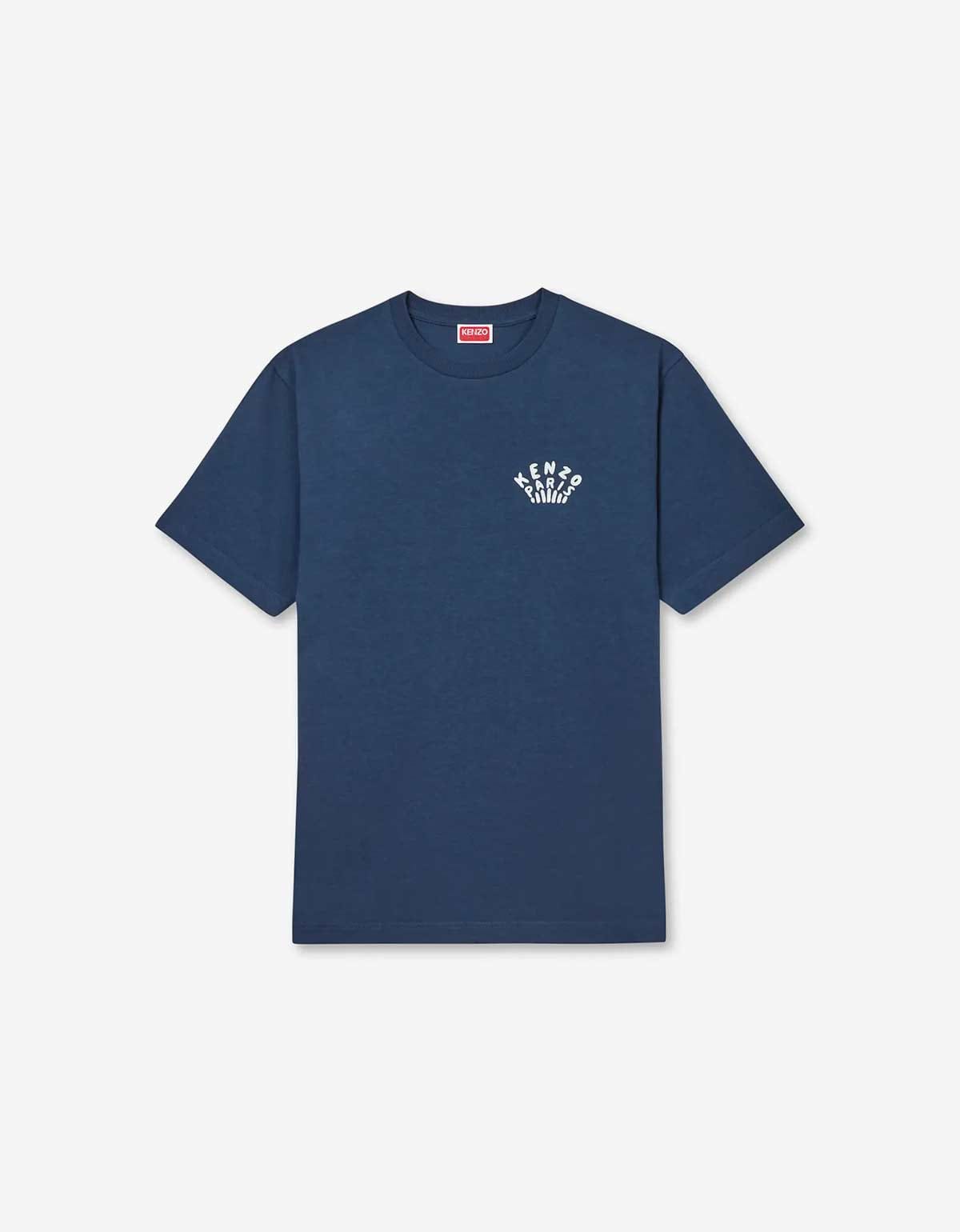 Embroidered Blue Dragonfly Kenzo kenzou！ T-Shirt fashion designer mens – その他