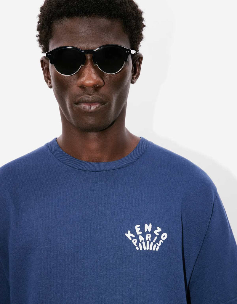 Kenzo Dragonfly Blue Embroidered T-Shirt