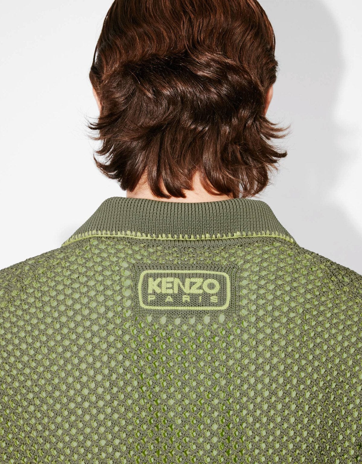 Kenzo Green Oversized Embroidered Knitted Polo Shirt – Zoo Kenzo Green Oversized Embroidered Knitted Polo Shirt – Zoo