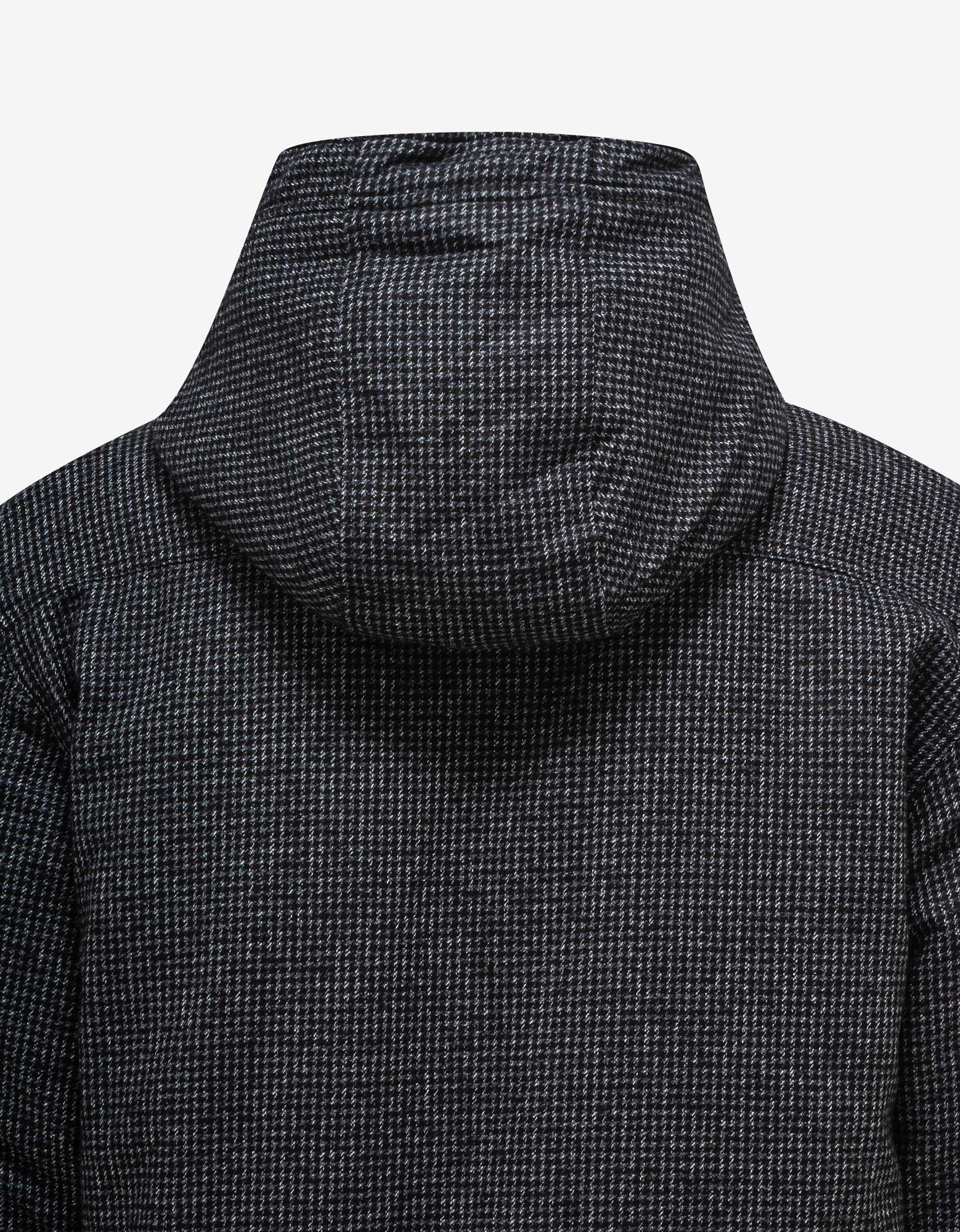 Kenzo Grey Checked Hooded Overshirt – Zoo Fashions