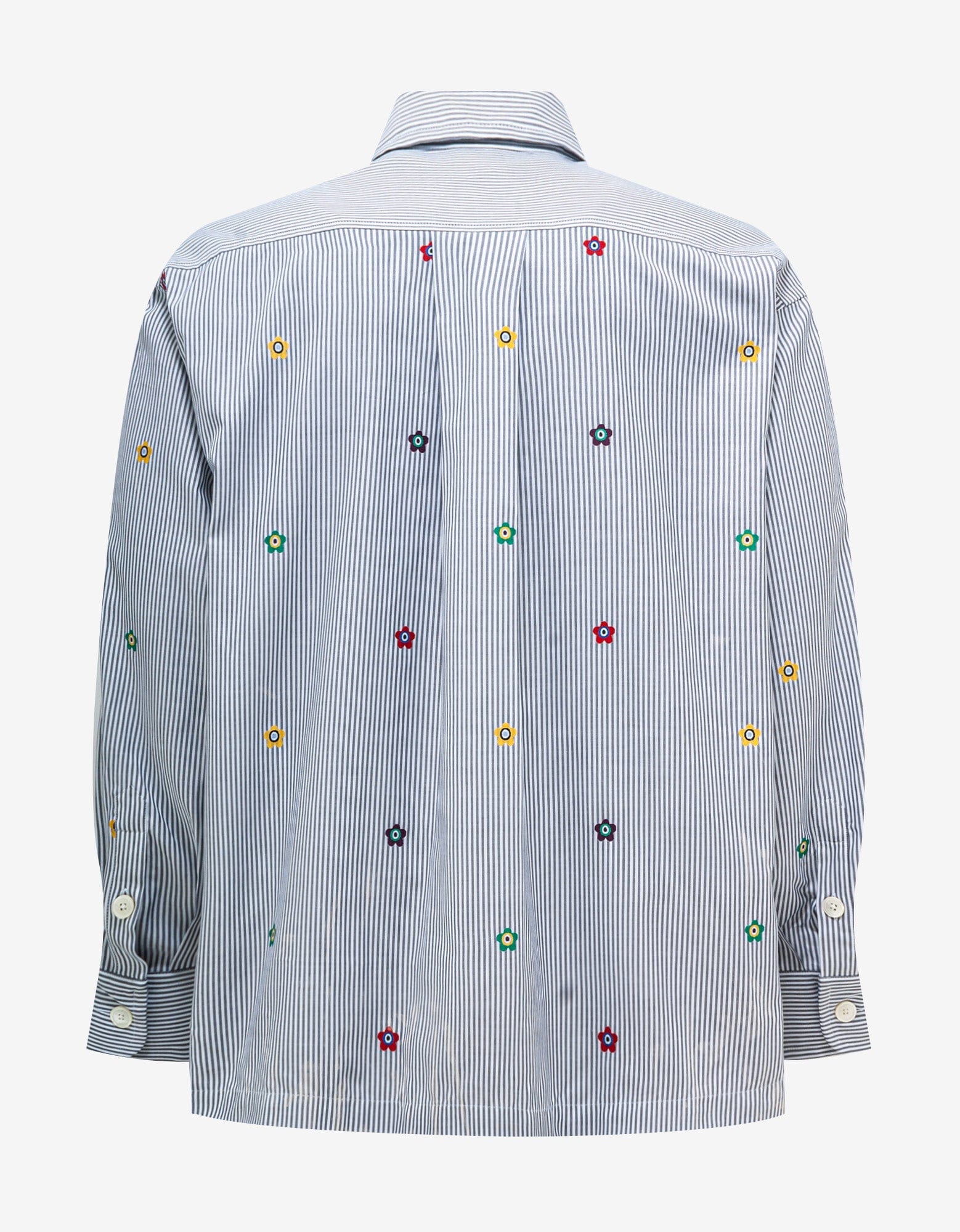 Kenzo Grey 'Kenzo Target Embroidered Striped Shirt – Zoo