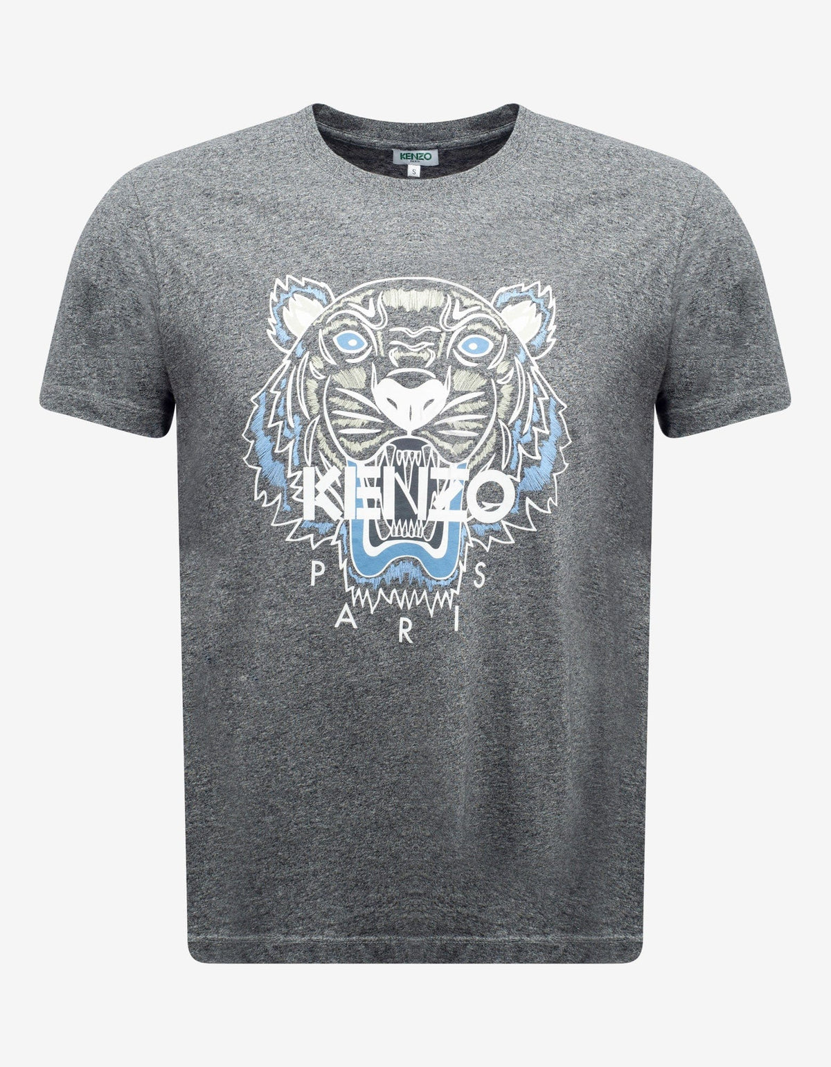Kenzo Grey Tiger Print T-Shirt
