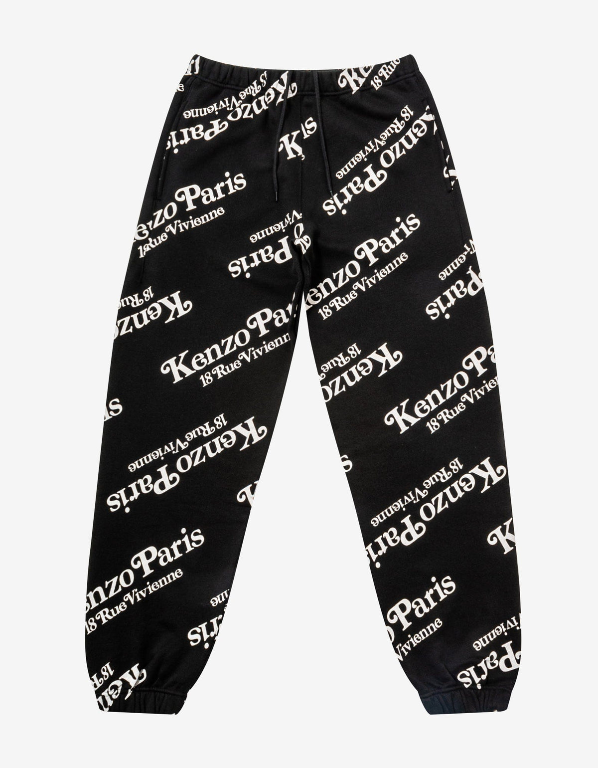 Kenzo 'Kenzo by Verdy' Black All-Over Logo Jogging Trousers