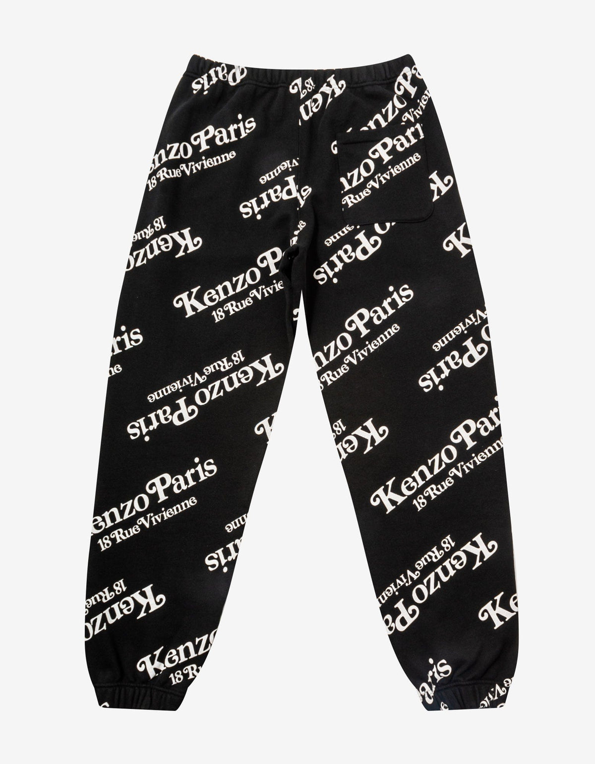 Kenzo 'Kenzo by Verdy' Black All-Over Logo Jogging Trousers