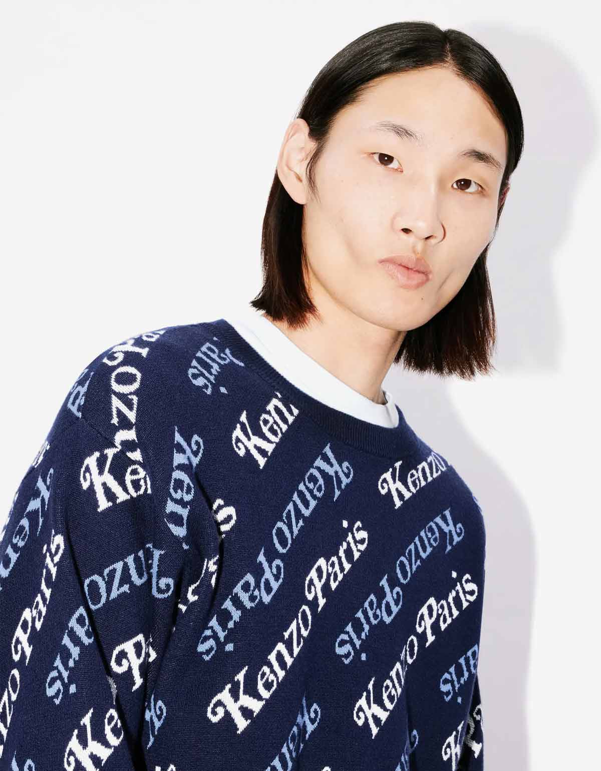 Kenzo by Verdy Blue Sweater – mens designer fashion London – Zoo