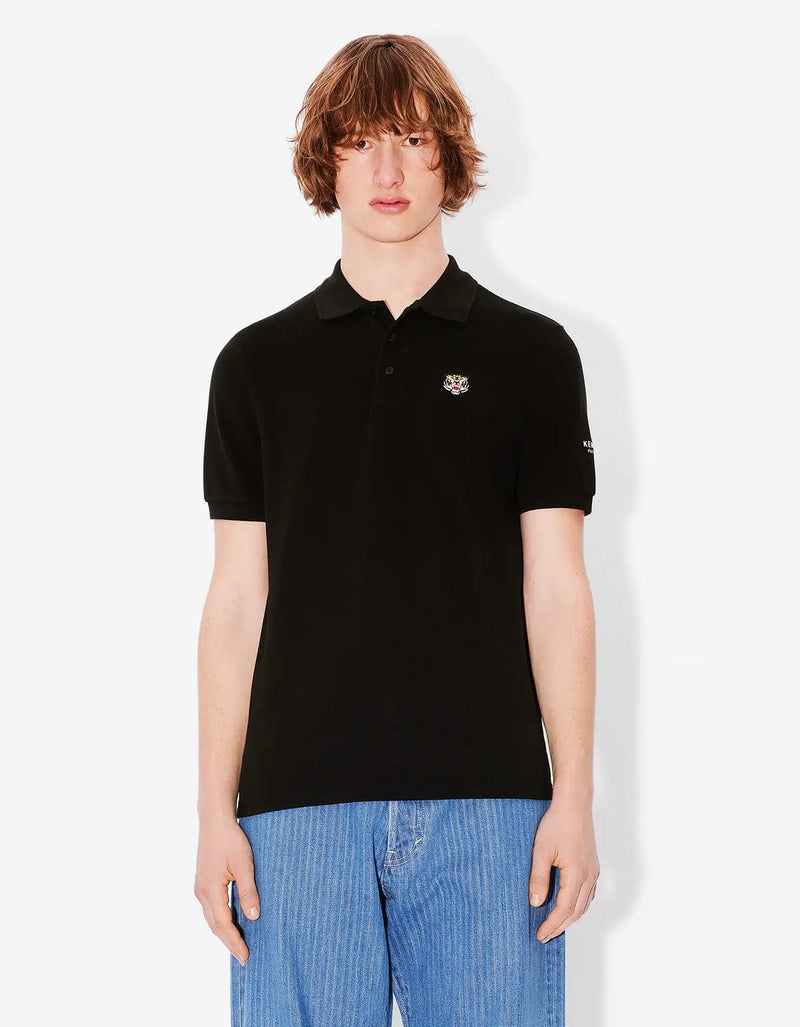 Kenzo Kenzo Lucky Tiger Black Polo T-Shirt