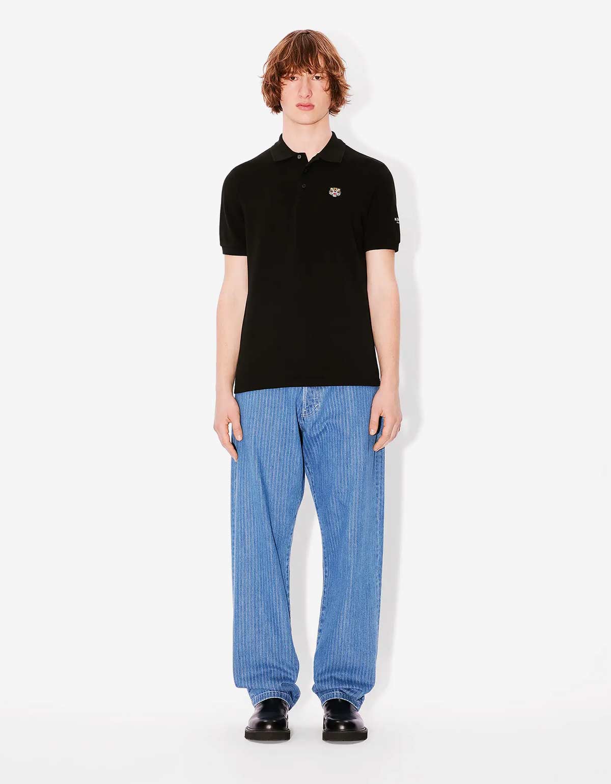 Kenzo Kenzo Lucky Tiger Black Polo T-Shirt