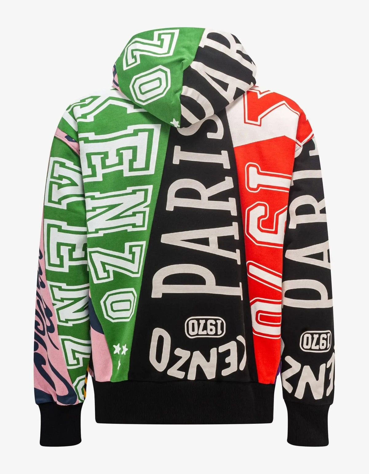 Kenzo Multicolour 'Kenzo Flag' Hoodie – mens designer fashion Kenzo Multicolour 'Kenzo Flag' Hoodie – mens designer fashion
