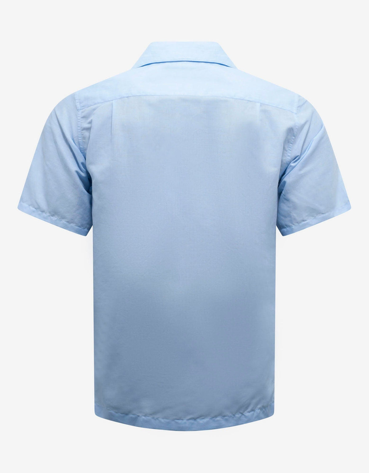 Kenzo Light Blue Linen-Blend Shirt