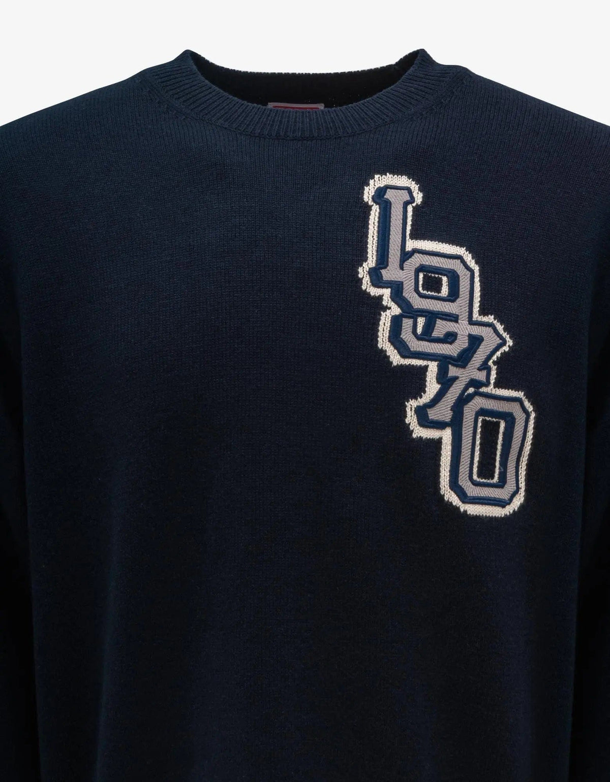 Kenzo Midnight Blue Varsity Sweater – mens designer fashion London Kenzo Midnight Blue Varsity Sweater – mens designer fashion London