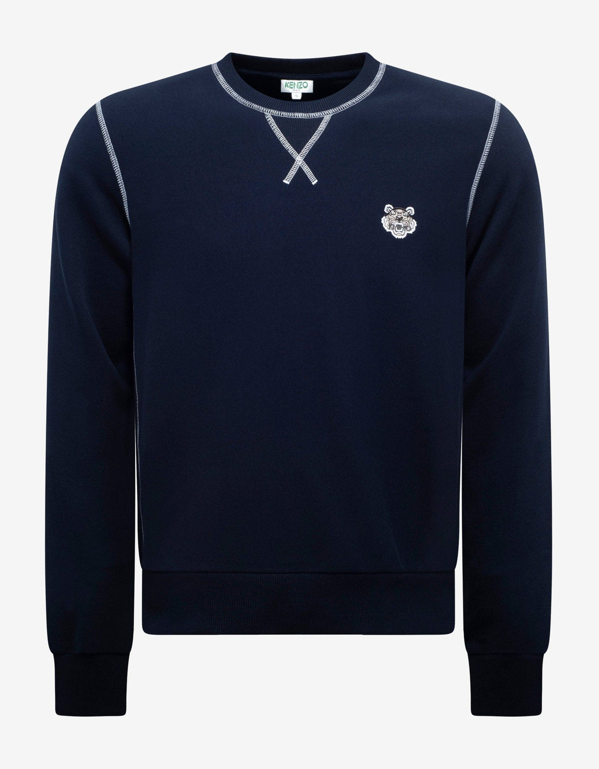 Kenzo Navy Blue Tiger Crest Sweatshirt