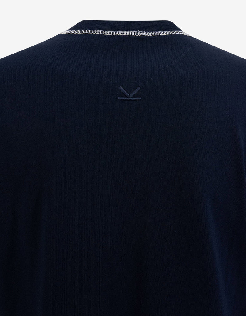 Kenzo Navy Blue Tiger Crest T-Shirt
