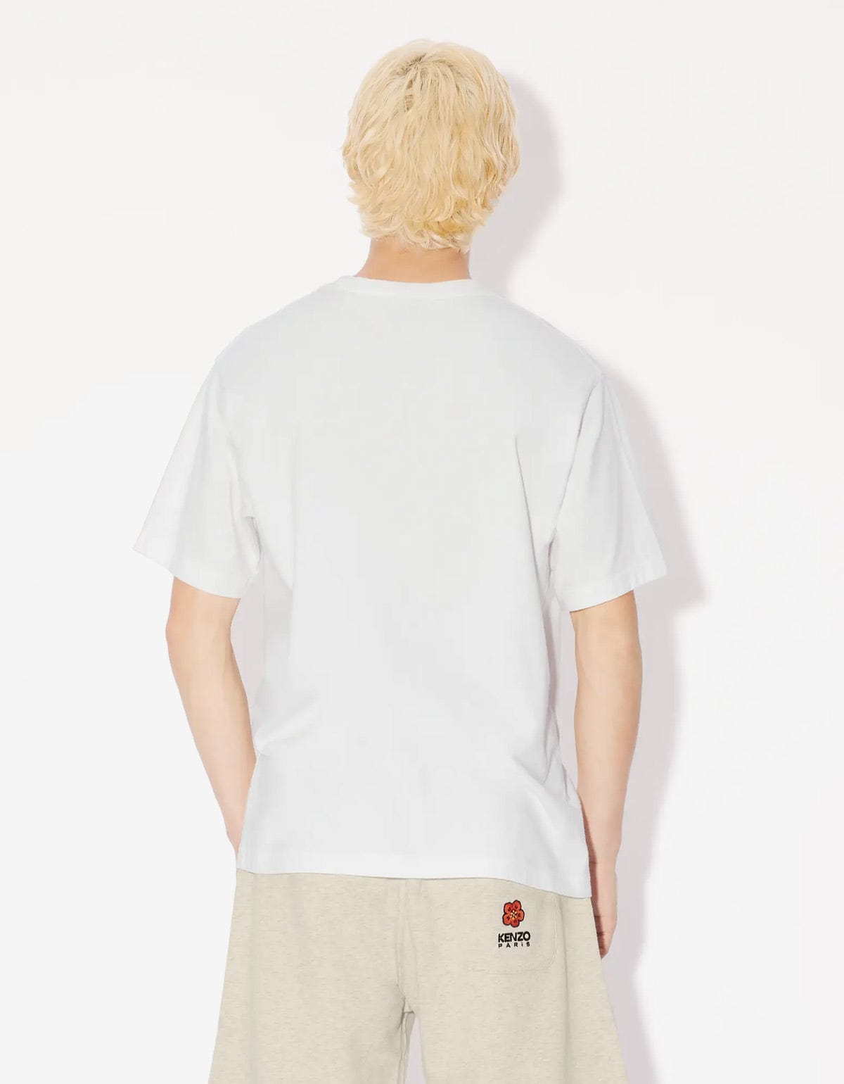 Kenzo Off White 'Kenzo Drawn Varsity' T-Shirt