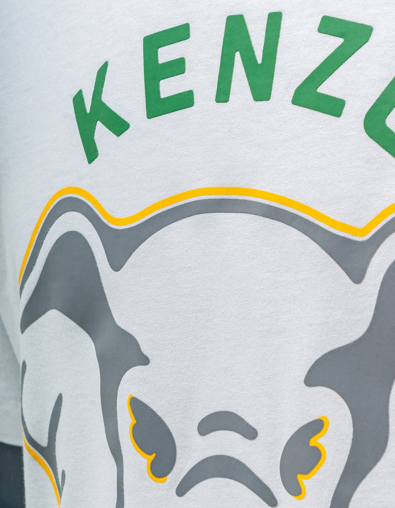 Kenzo Off White 'Kenzo Elephant' Oversize T-Shirt