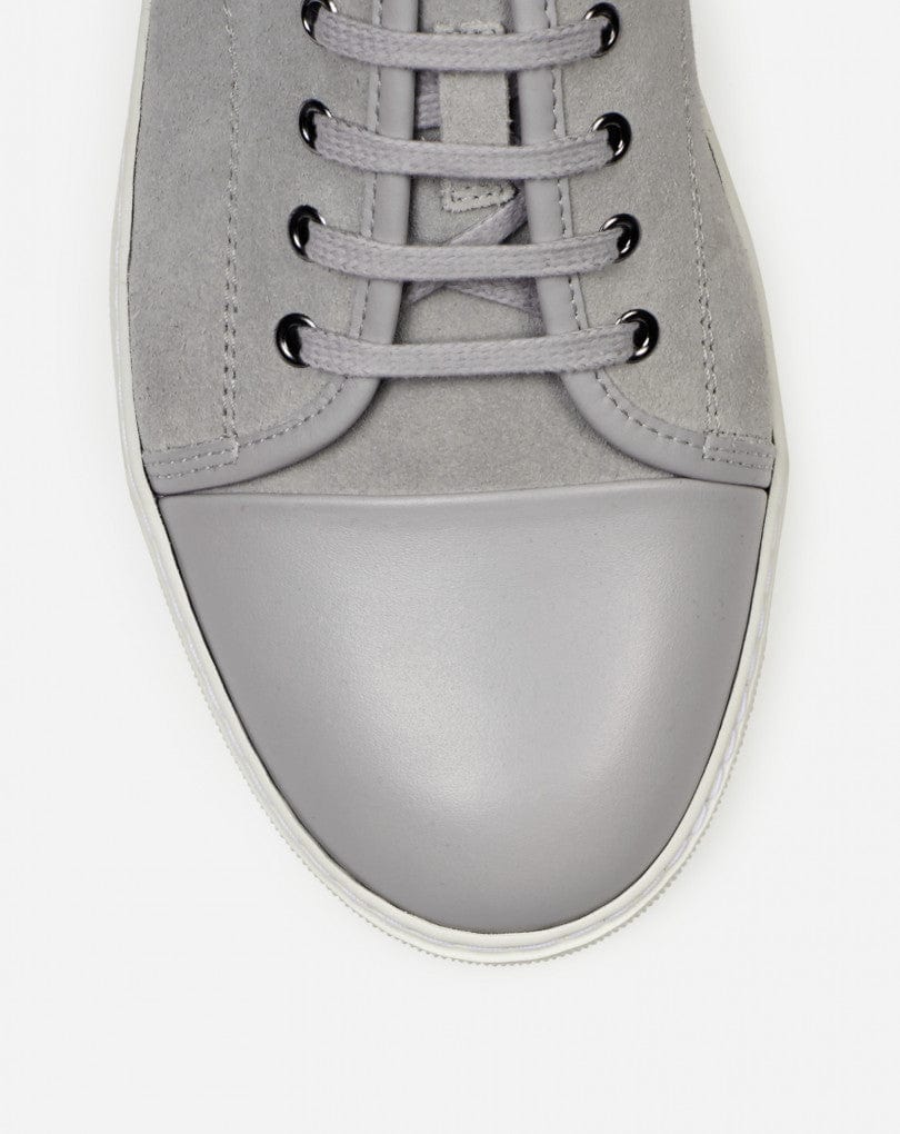 Lanvin DBB1 Grey Suede Leather Trainers