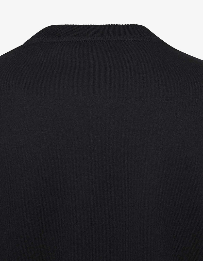 Lanvin Lanvin Black Strikethrough Logo Print Sweatshirt