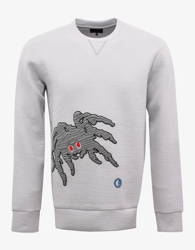 Lanvin Groovin Spider Ecru Sweatshirt Zoo Fashions