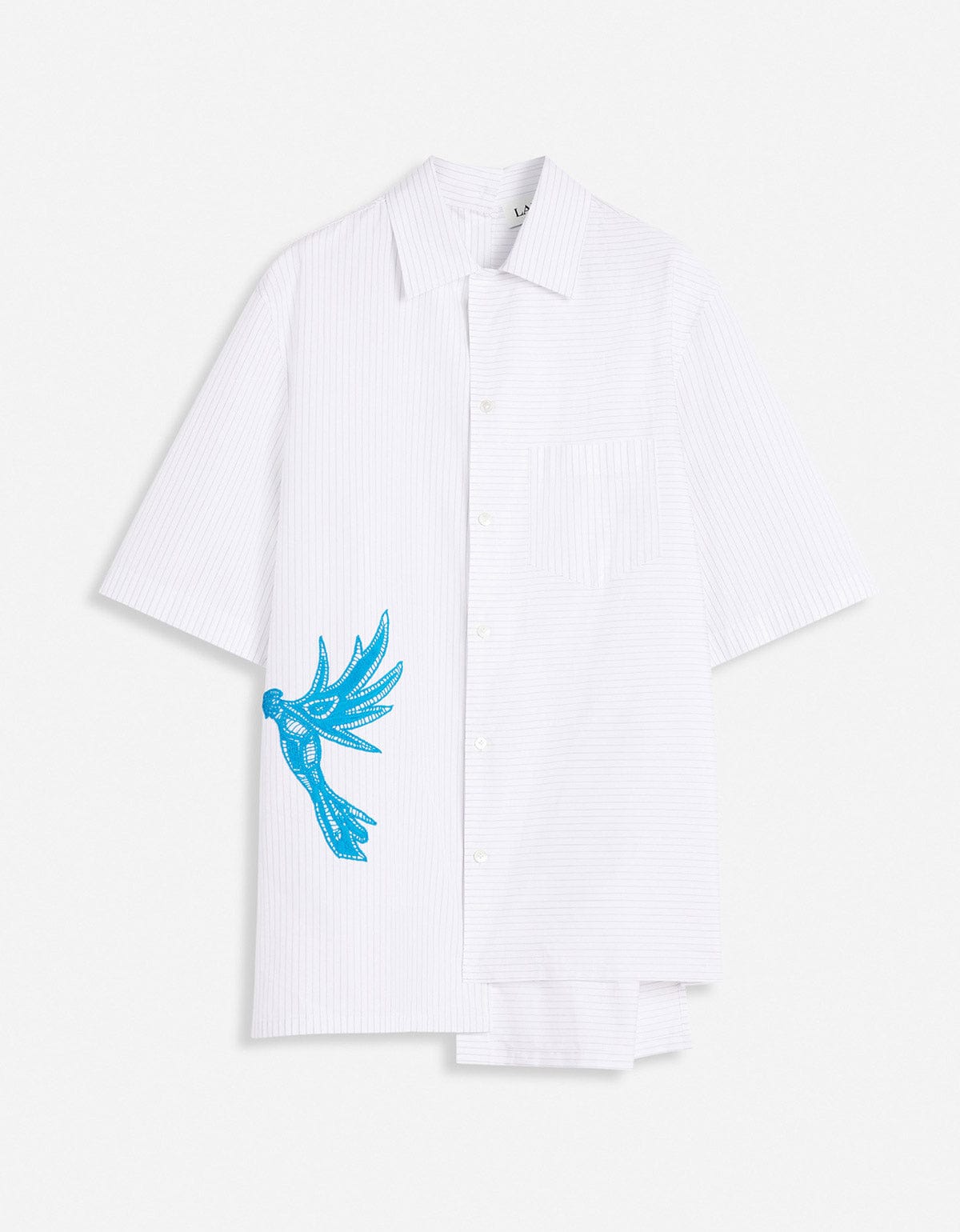 Lanvin White Asymmetrical Shirt