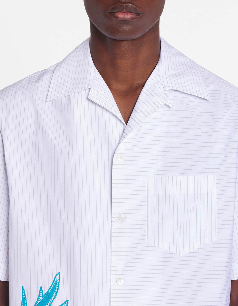 Lanvin White Asymmetrical Shirt