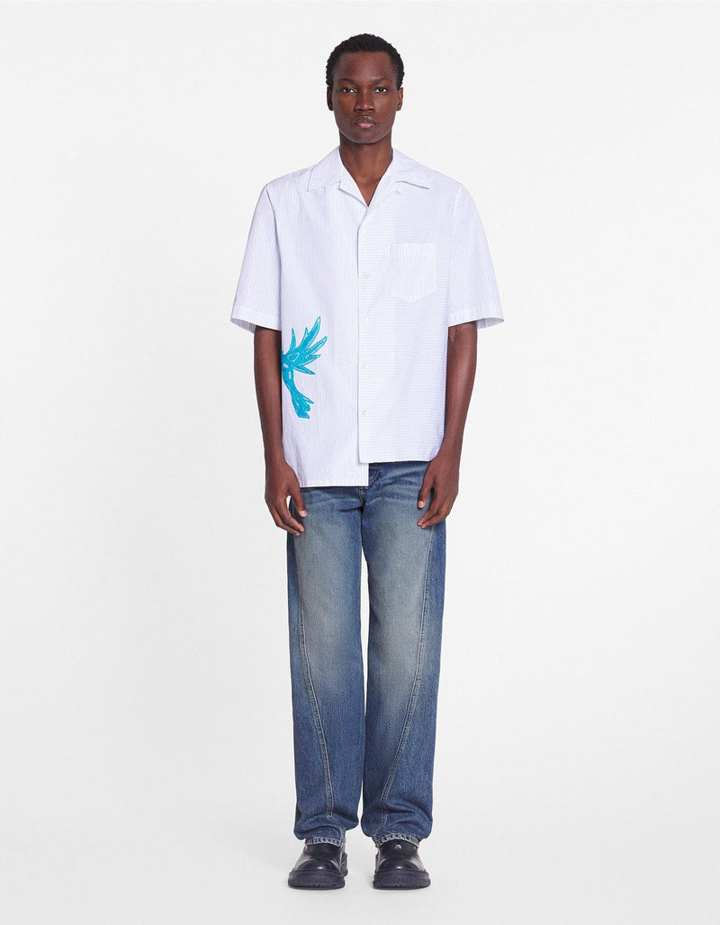 Lanvin White Asymmetrical Shirt