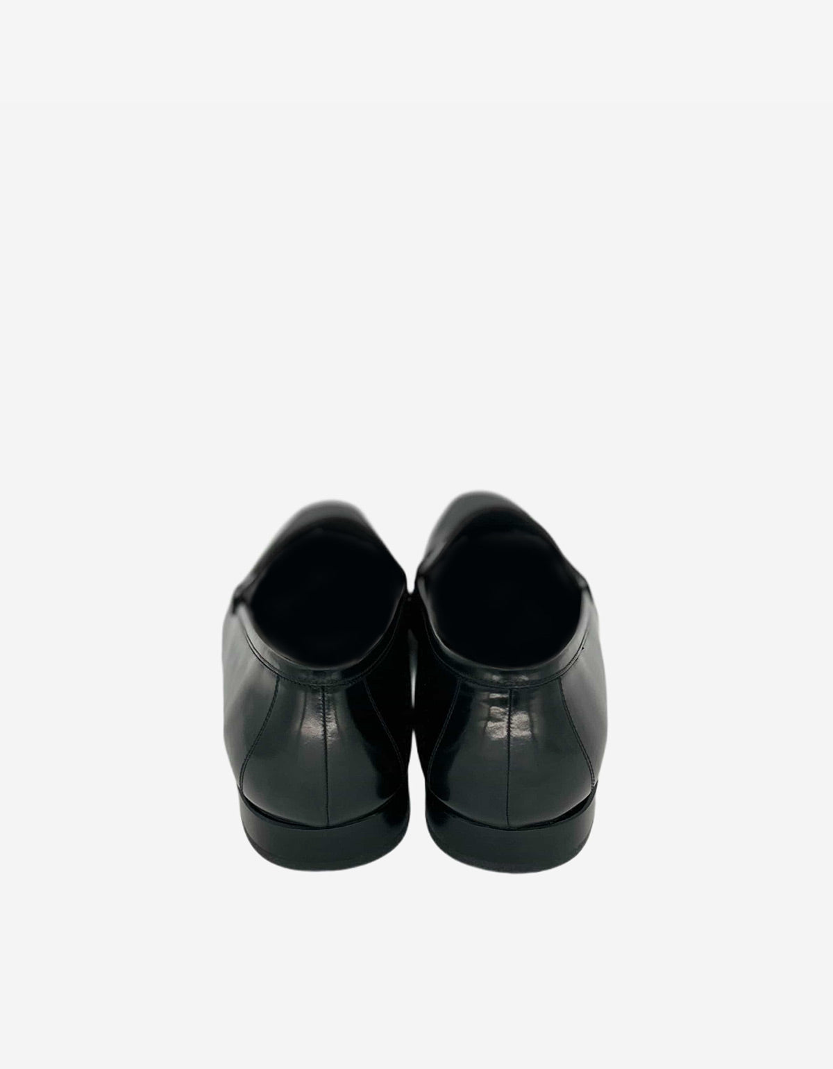 Lanvin Black Hi-Shine Leather 'Penny' Loafer AM5AL2B008 10