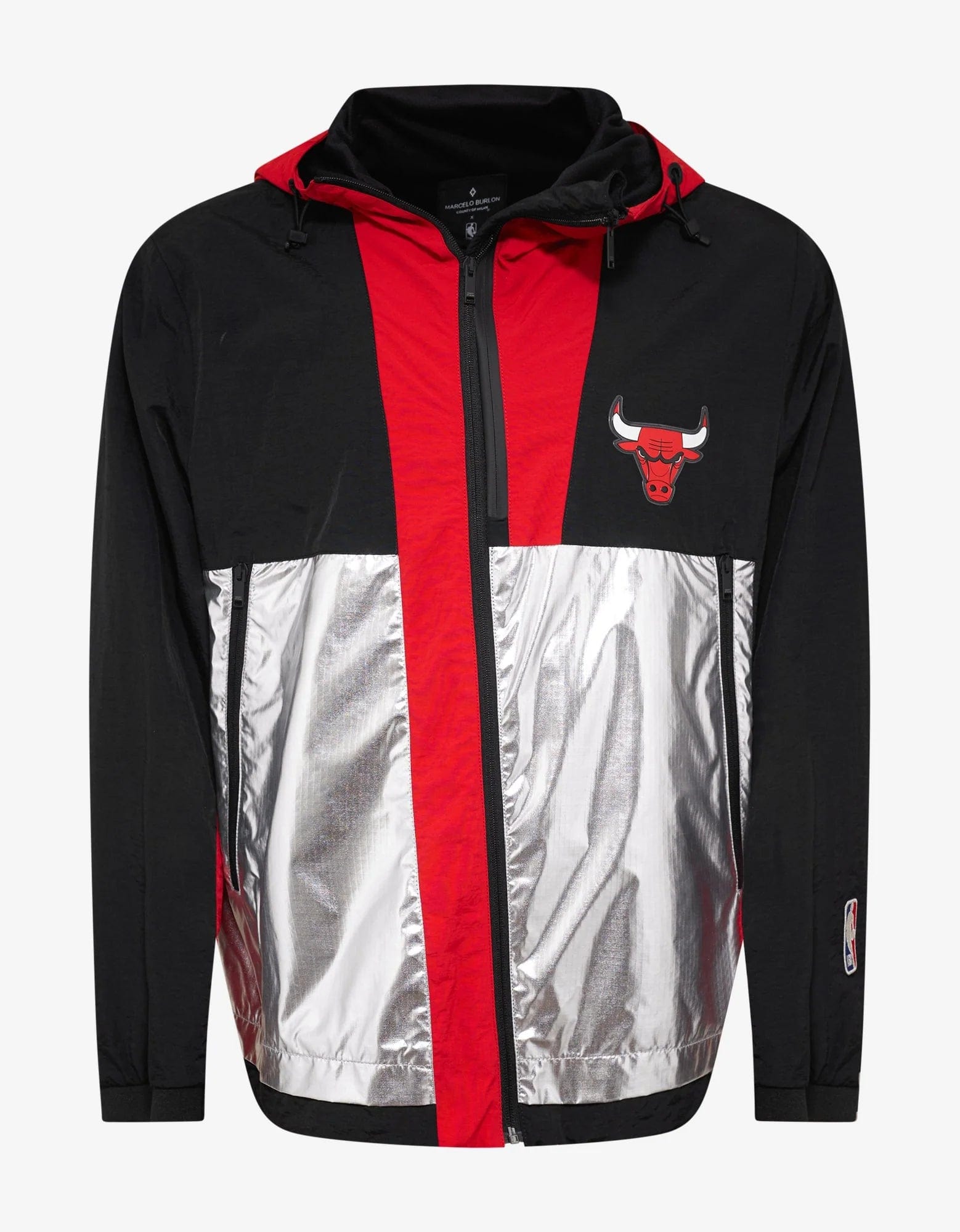 Marcelo Burlon Chicago Bulls Panelled Windbreaker – Zoo Fashions
