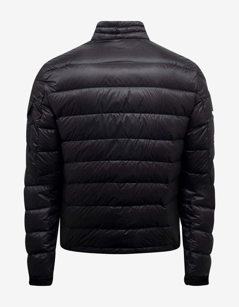 Moncler Agay Black Nylon Down Jacket