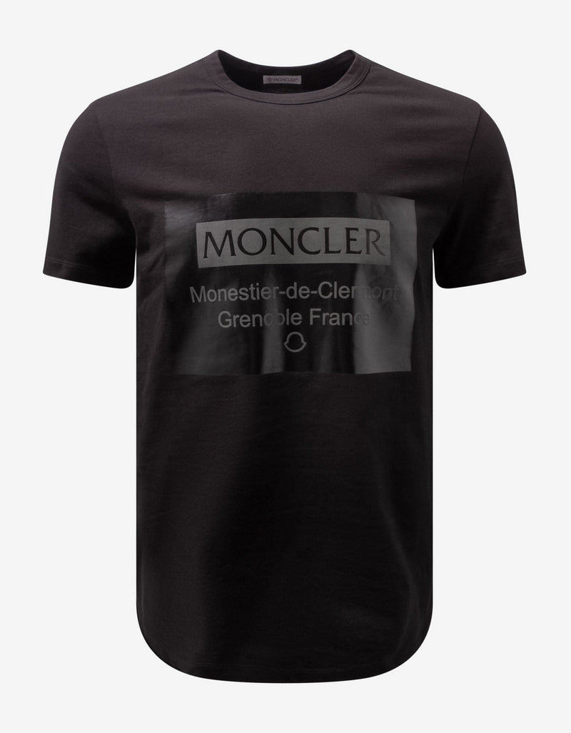 Moncler Black Box Logo Print T-Shirt