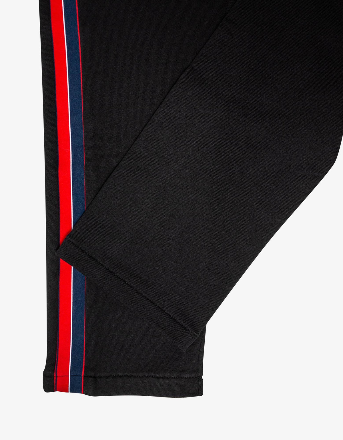 Moncler Black Tricolour Band Zip Hoodie Tracksuit
