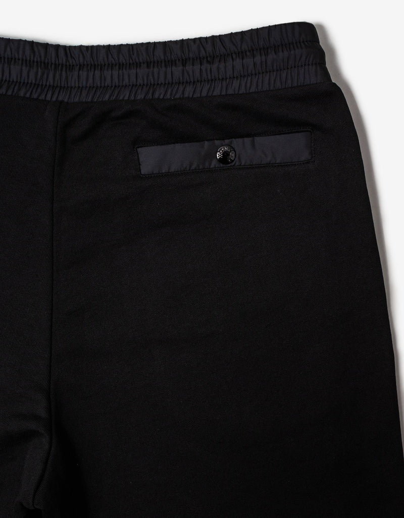 Moncler Black Tricolour Band Zip Hoodie Tracksuit