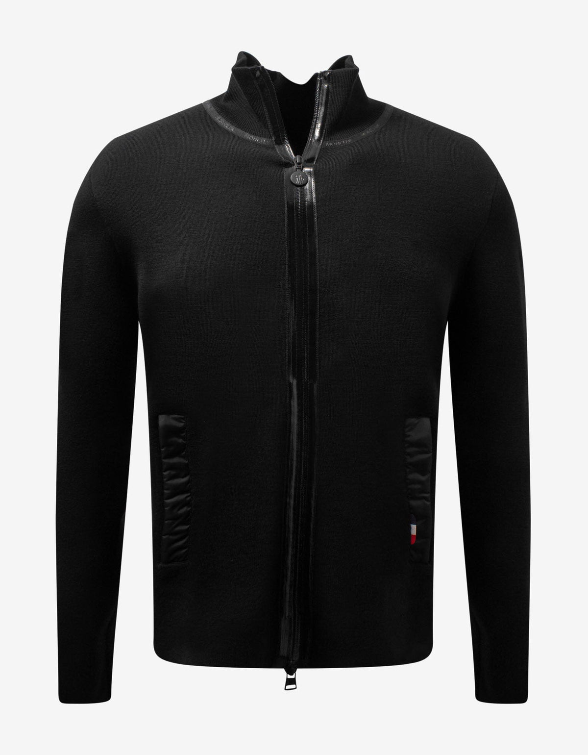 Moncler Black Zip Cardigan