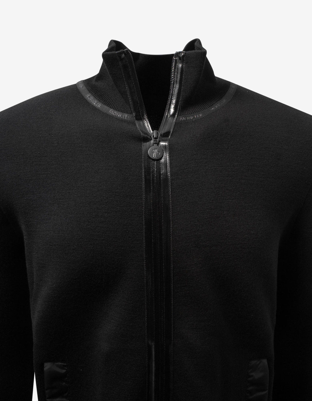 Moncler Black Zip Cardigan