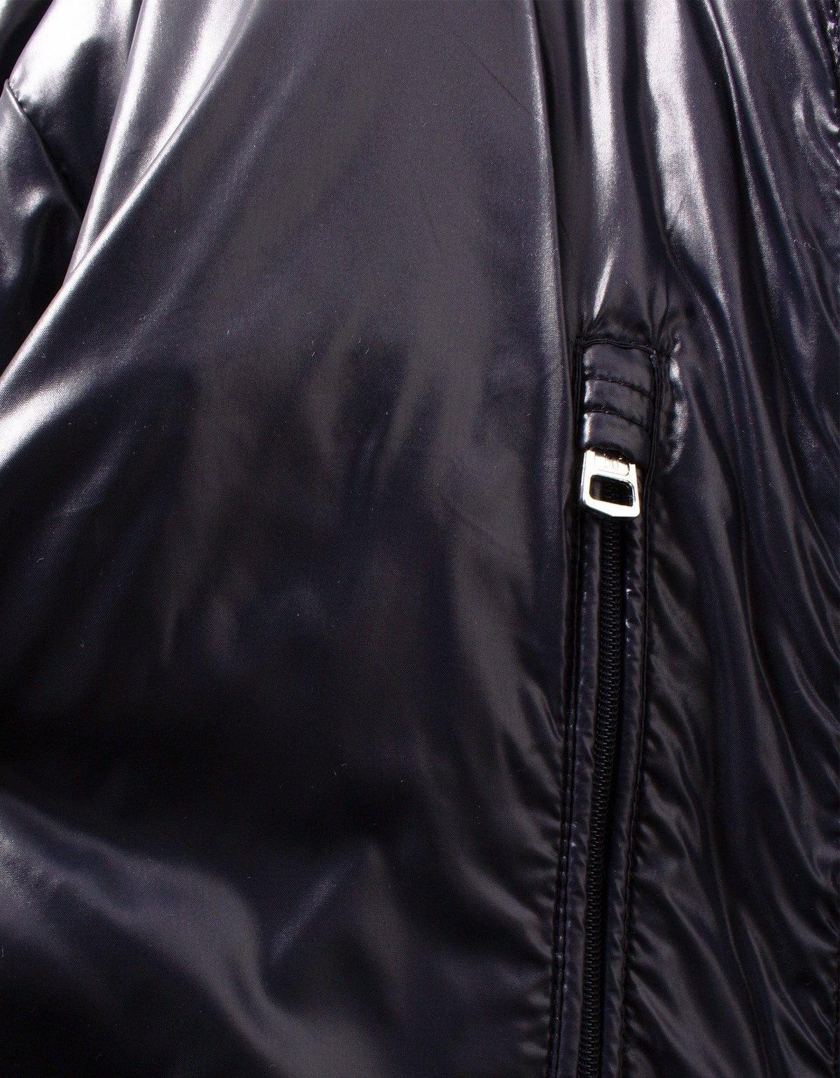 Moncler Ecrins Navy Blue Nylon Down Jacket