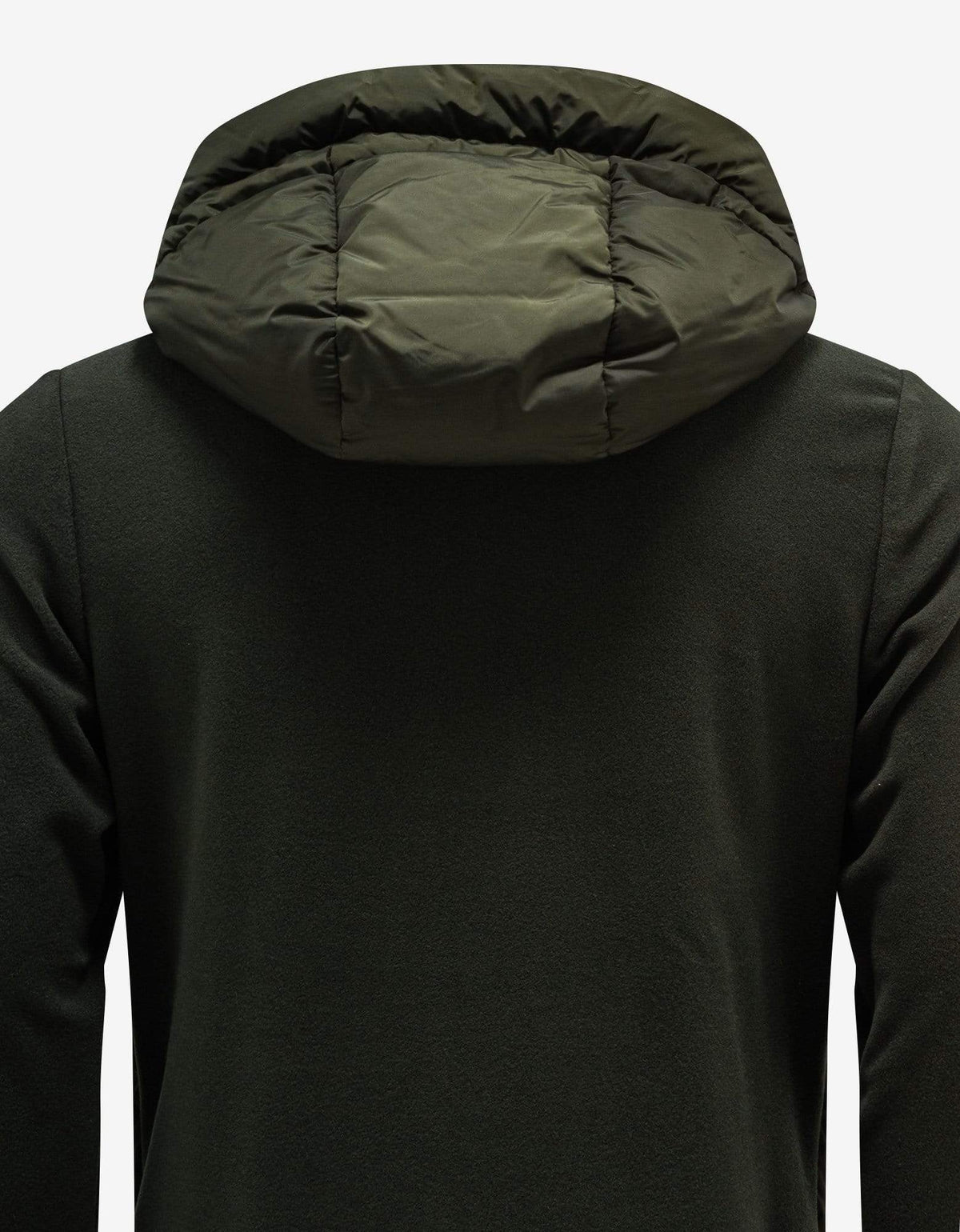 Moncler Grenoble Moncler Grenoble Army Green Polar Fleece Cardigan