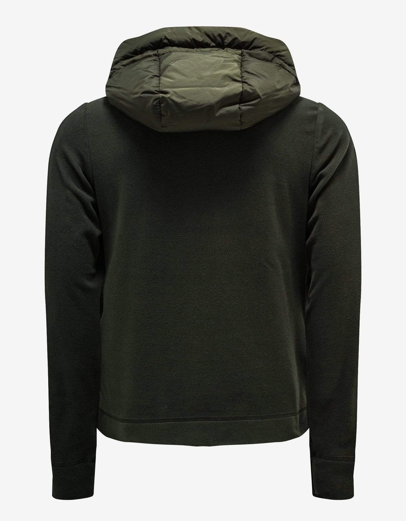 Moncler Grenoble Moncler Grenoble Army Green Polar Fleece Cardigan