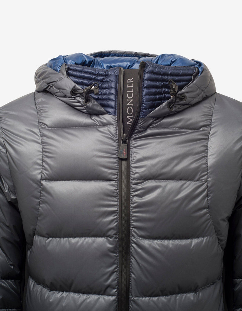 Moncler Grenoble Mouthe Grey Down Jacket
