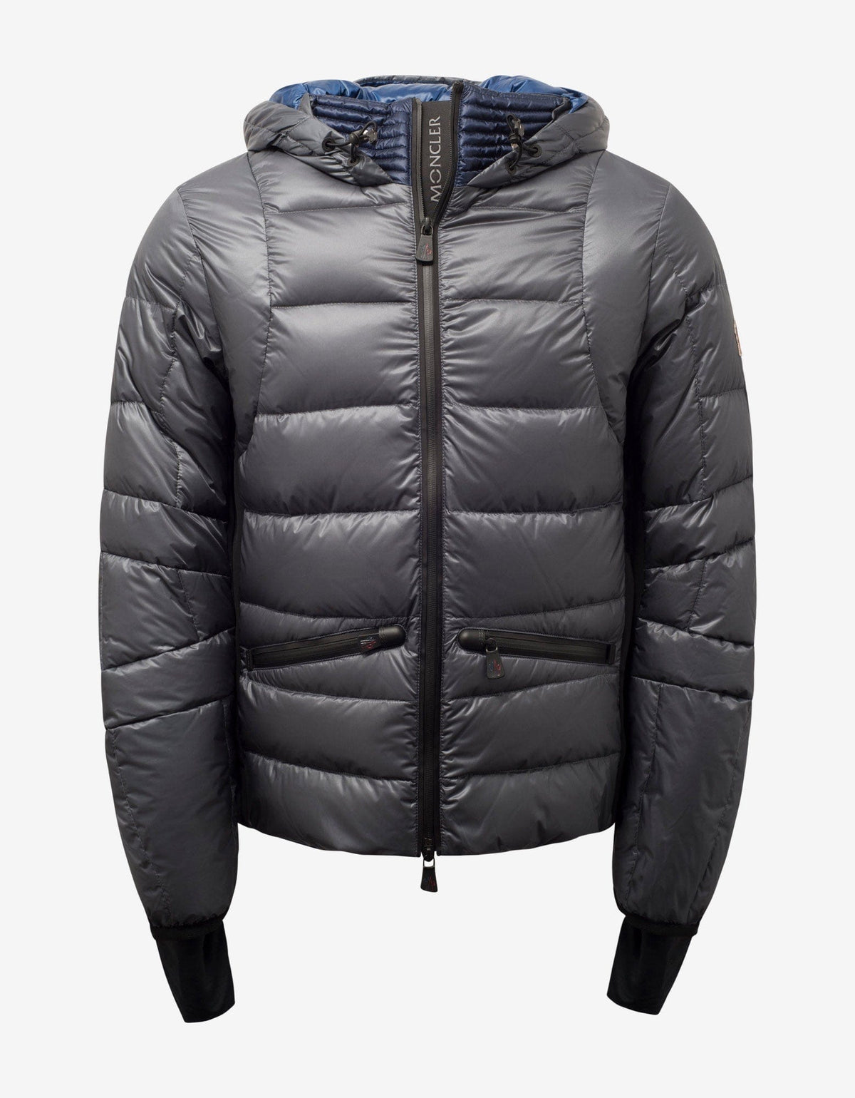 Moncler Grenoble Mouthe Grey Down Jacket