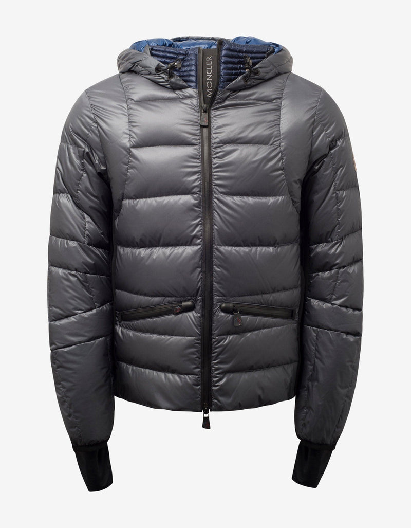 Moncler Grenoble Mouthe Grey Down Jacket