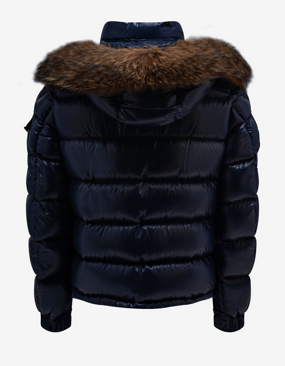 Moncler Maya Navy Blue Nylon Down Jacket