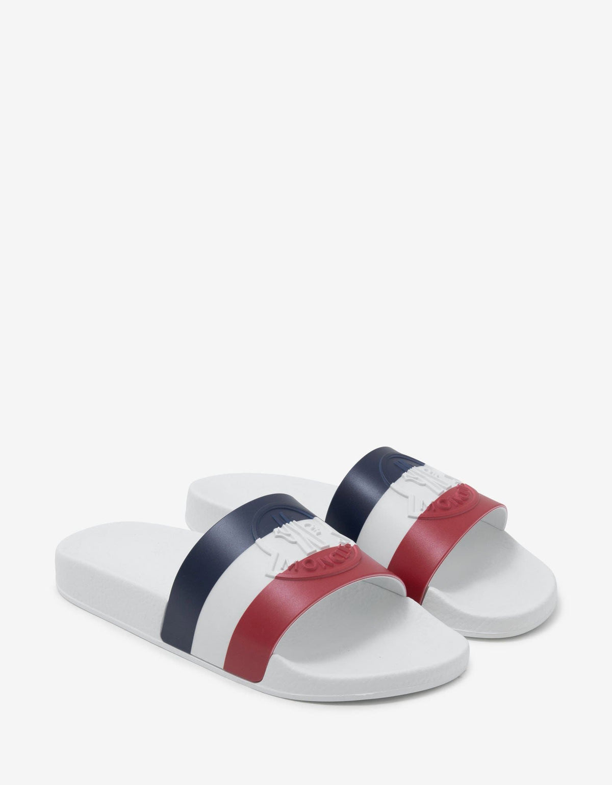 Basile Tricolour Logo Slide Sandals