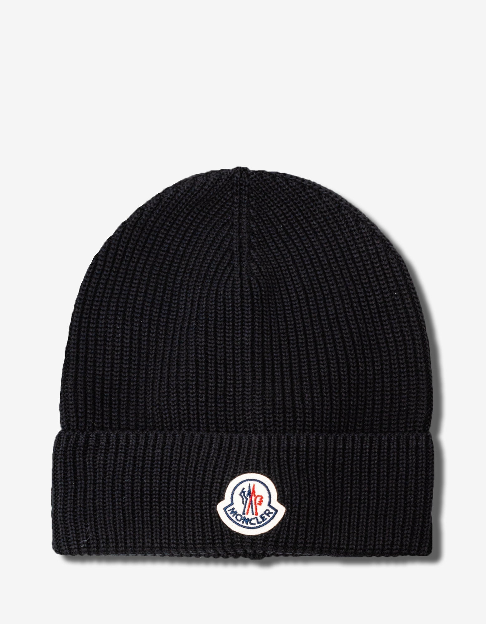 Moncler Black Ribbed Logo Beanie Hat – Zoo Fashions