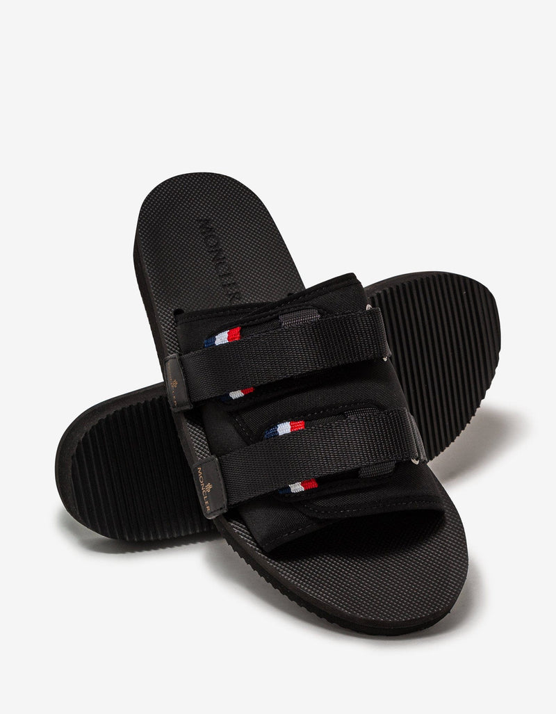 Moncler Moncler Black Slideworks Sandals